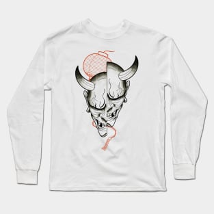 cutted mask Long Sleeve T-Shirt